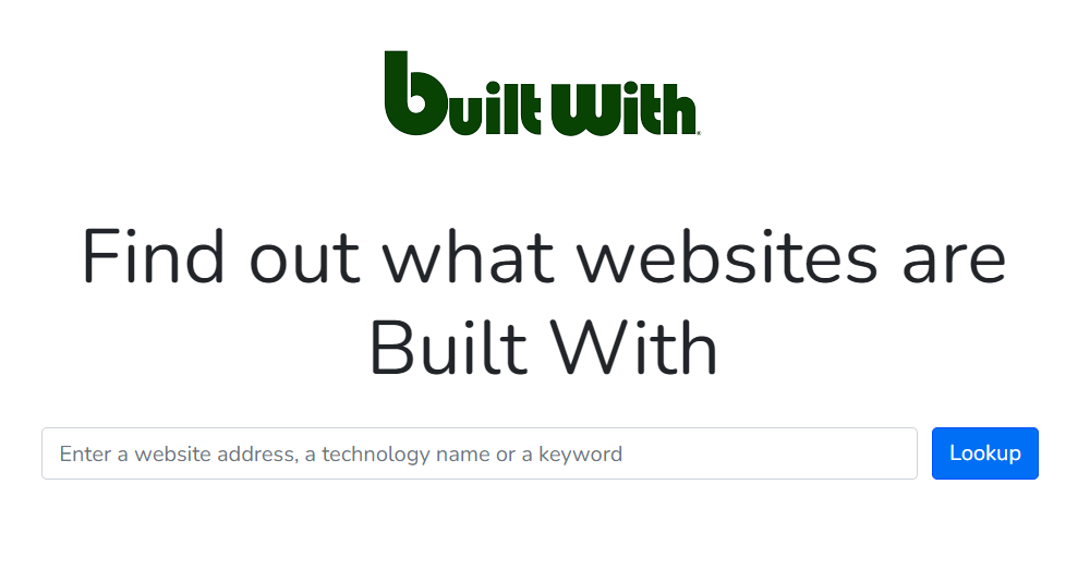 BuiltWith Tool WeblifyAi All Useful Tools