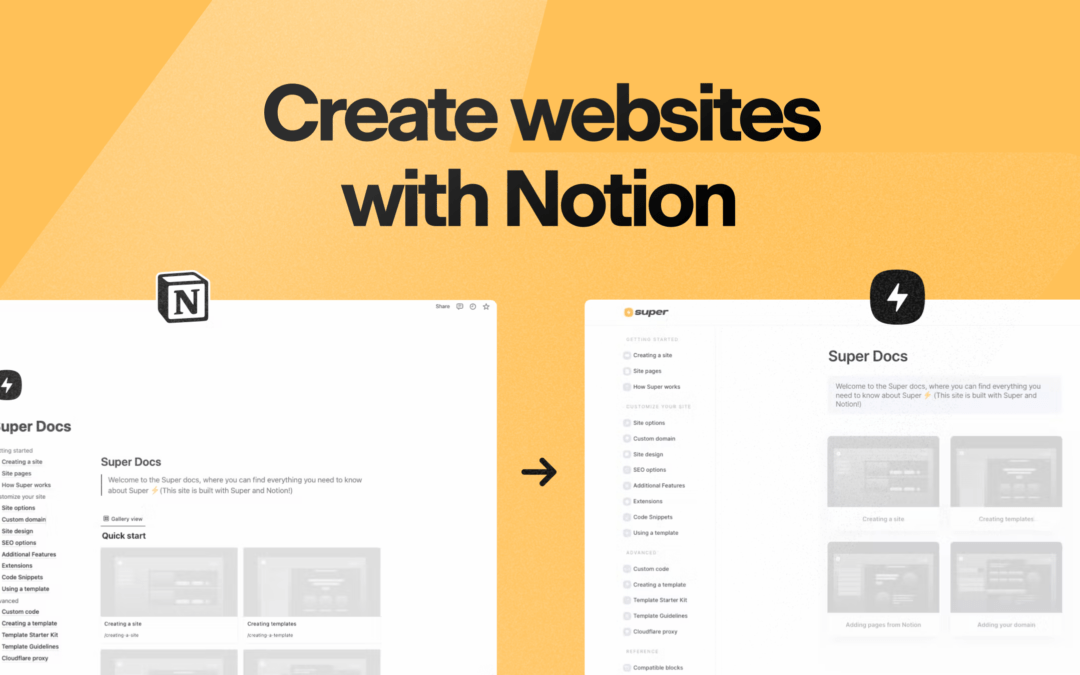 Super.so: The Perfect Companion for Transforming Your Notion Page Into a Full Website