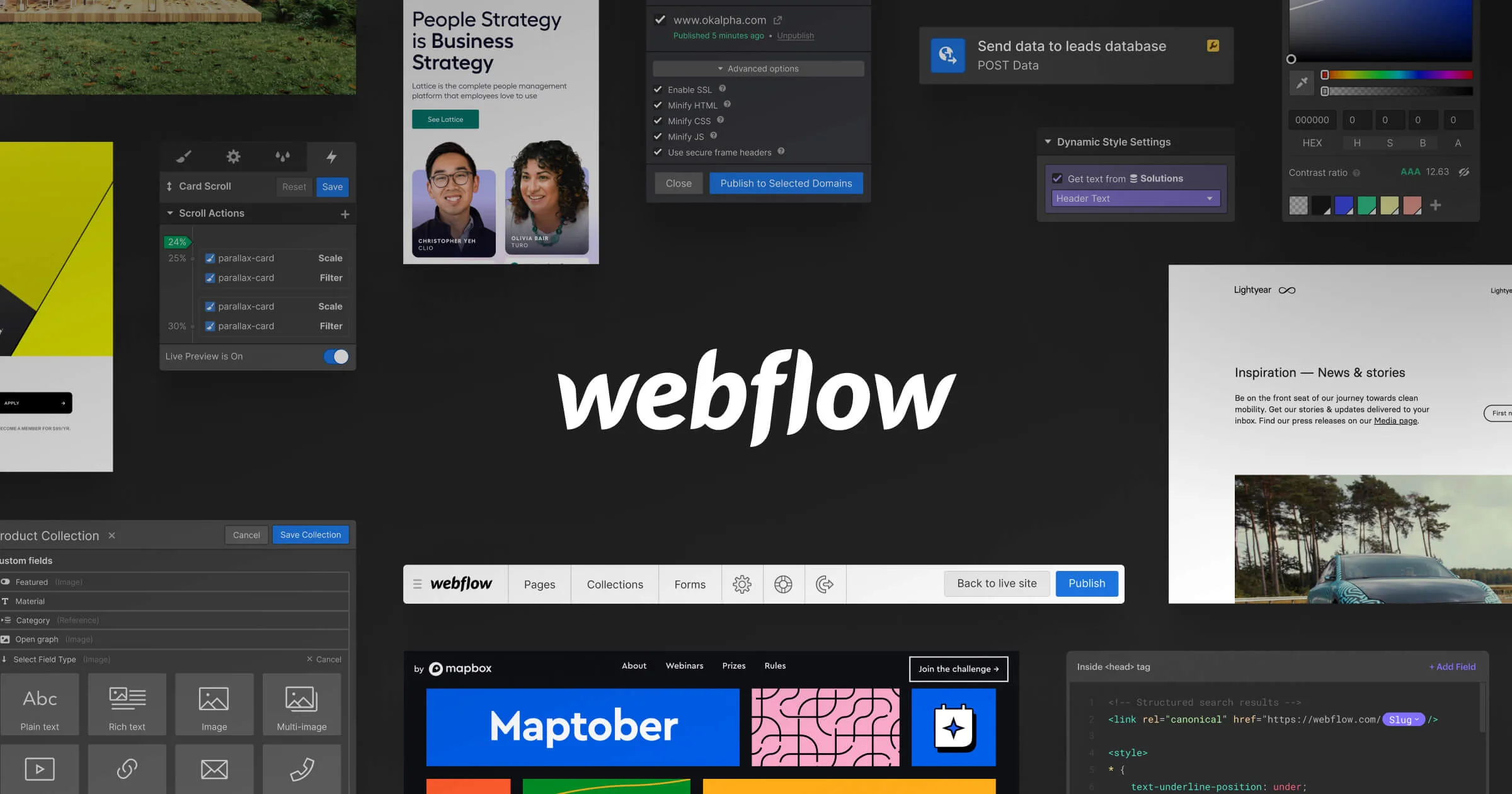 Webflow Weblifyai all useful tools